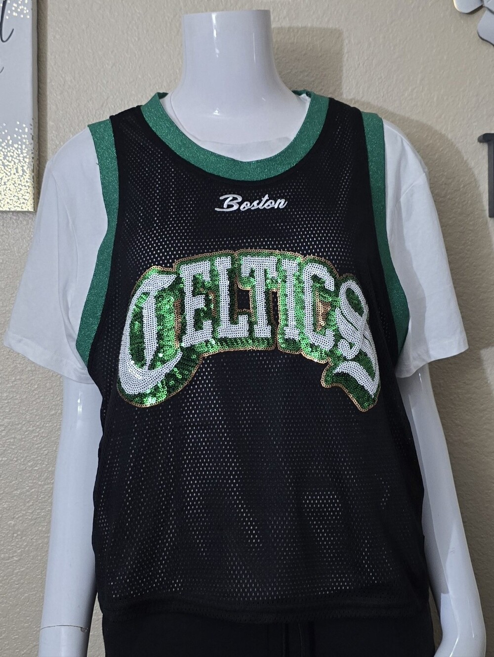 Boston Celtics Crop Jersey *S*